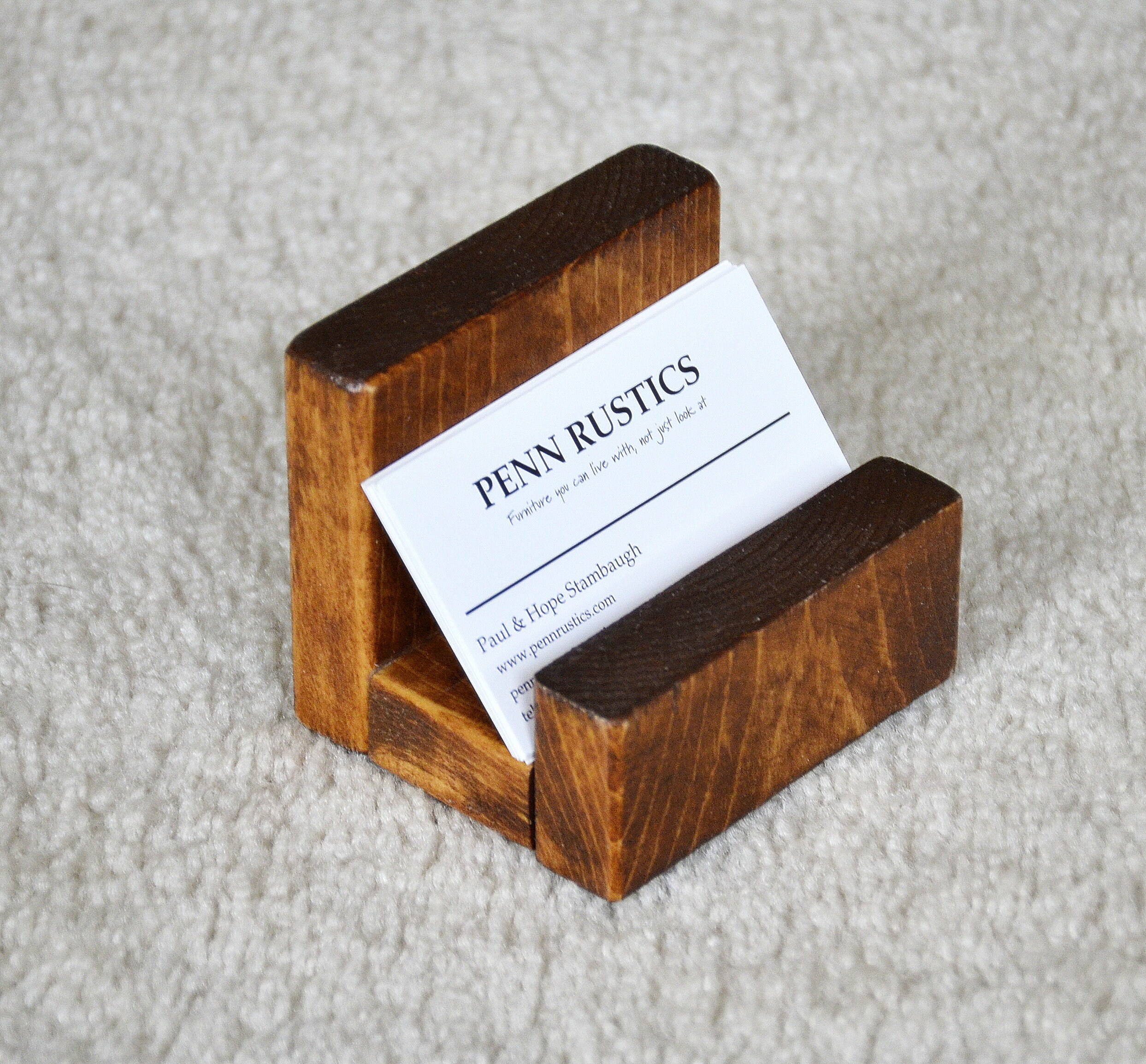 Wooden business card holders online