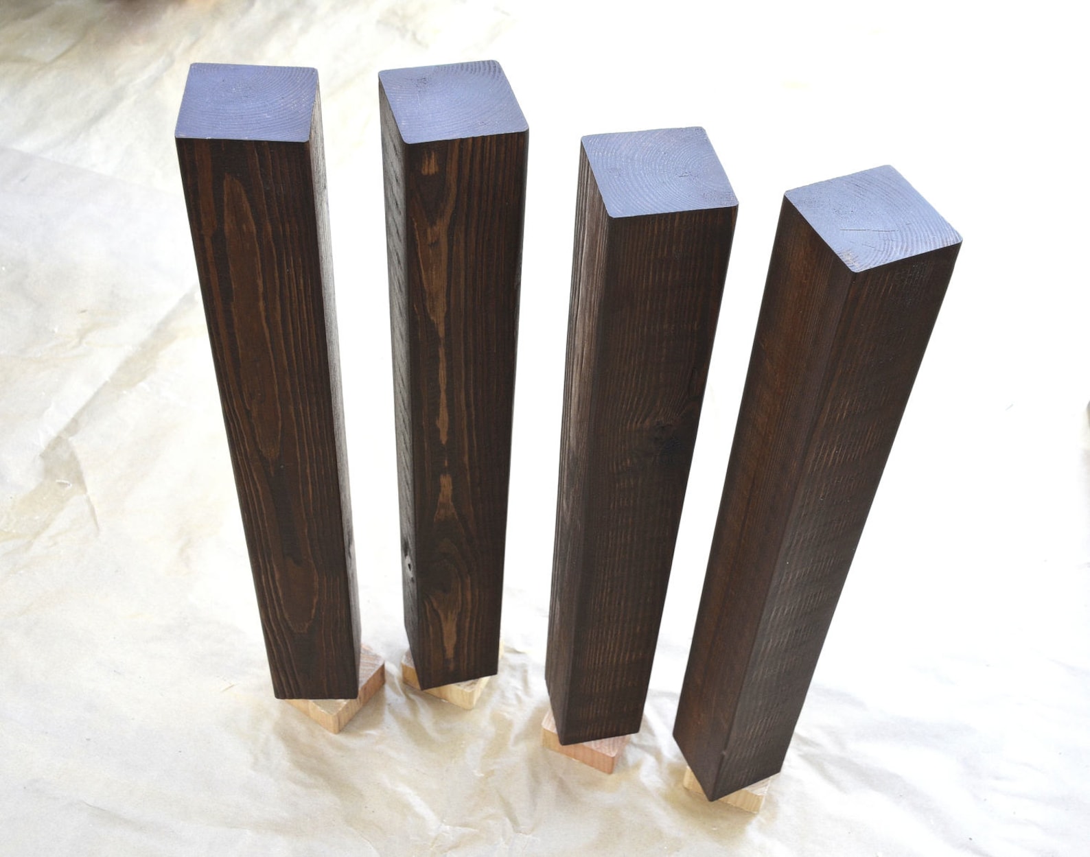 Square Wood Table Legs Wood Stock Craft Legs Etsy Australia