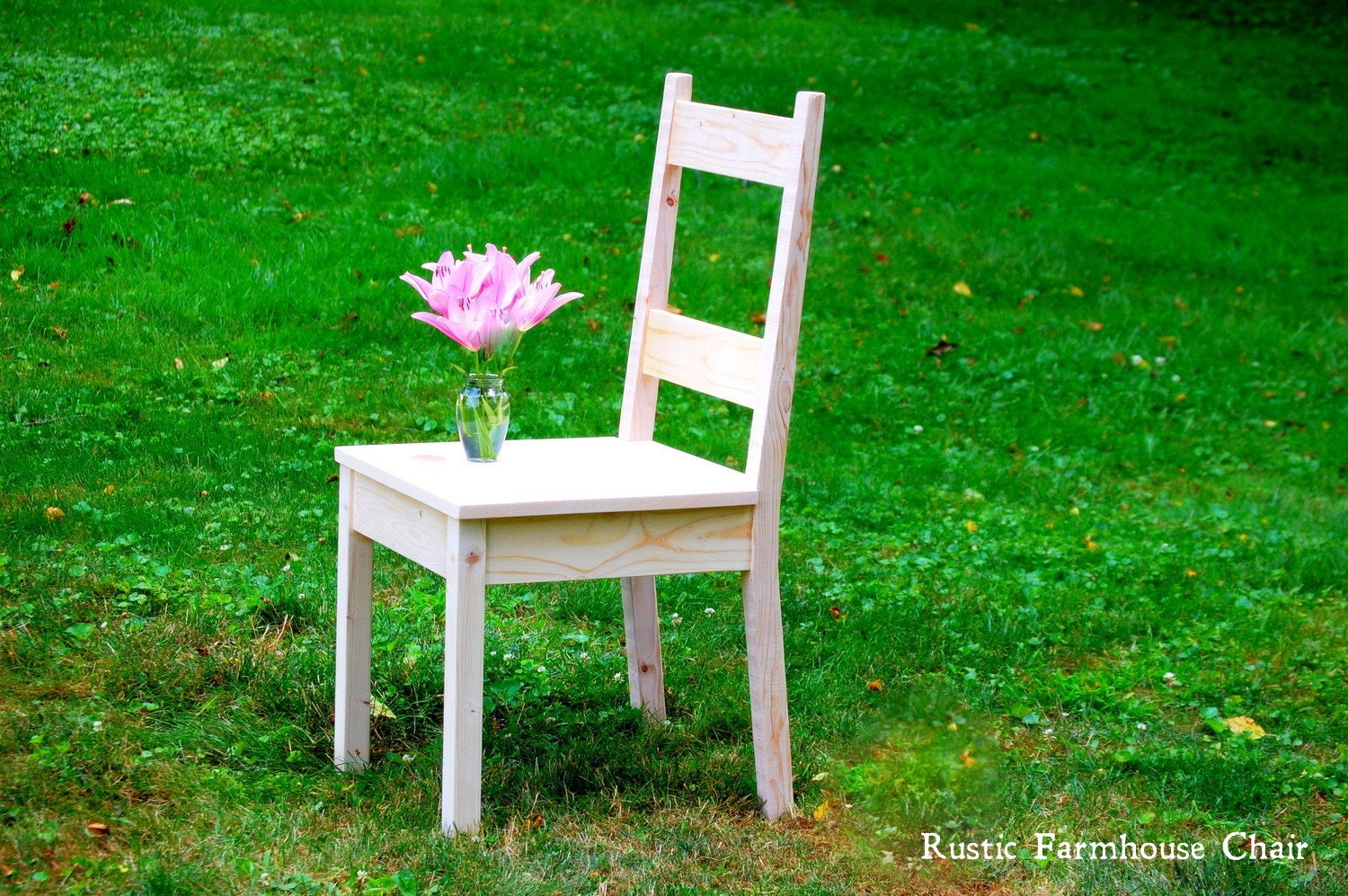 Sillas de comedor de la oficina de la granja de madera maciza | Etsy