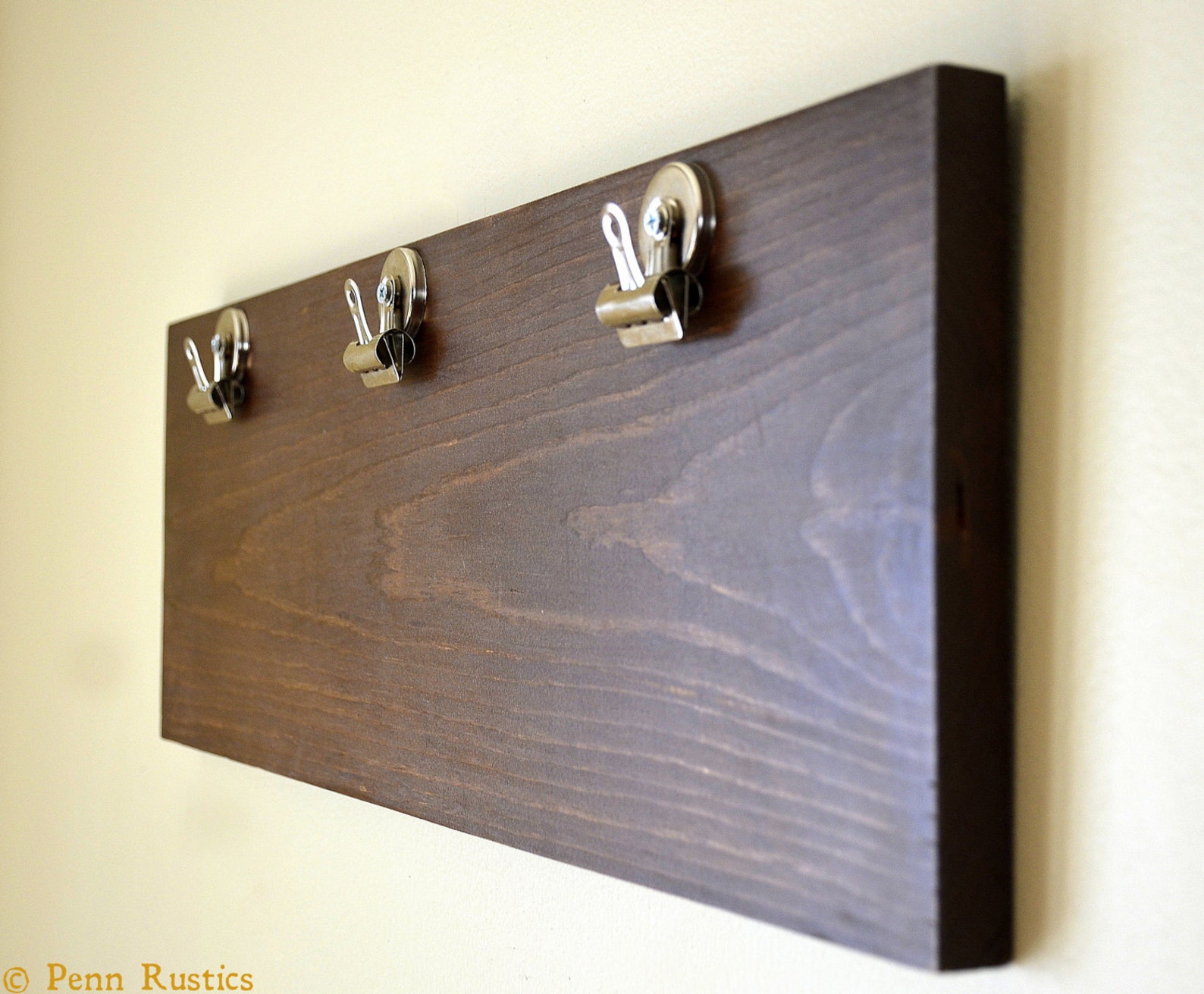 Bulldog Clips Clipboard Picture Photo Frame Holder Rustic Etsy