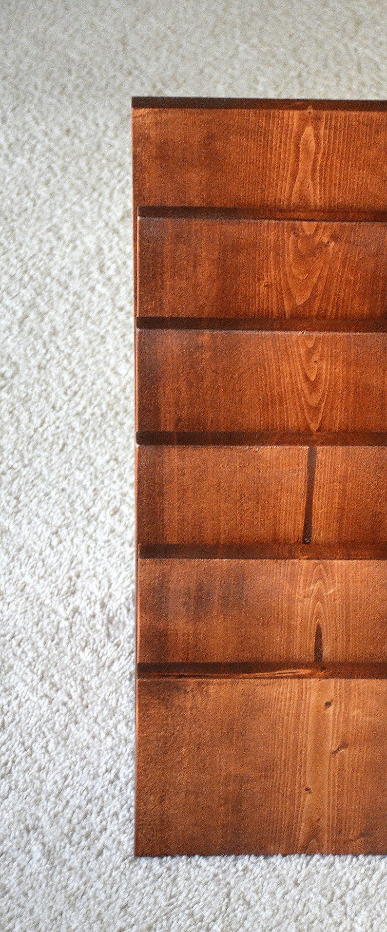 Elevated Brochure Holder Display Rustic Solid Wood Multi Etsy