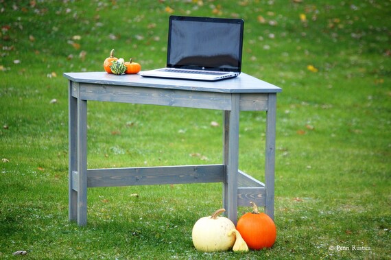 Corner Wood Desk Small Space Saving Student Dorm Computer Corner Wood Desk Small Space Saving
