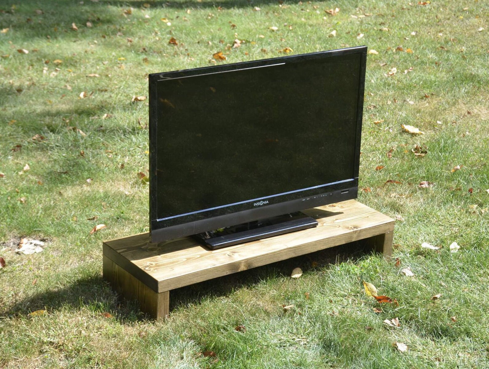 Rustic Wood Riser Display for TV Entertainment Computer Etsy