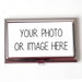 Custom Business Card Case - Custon Photo Business Card Case - Custom Logo Business Card Case 