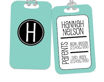 Custom Bag Tag, Personalized Diaper Bag Tag, Custom Name Tag, Luggage Tag, Daycare Bag Tag, Baby Accessory, Baby Shower Gift