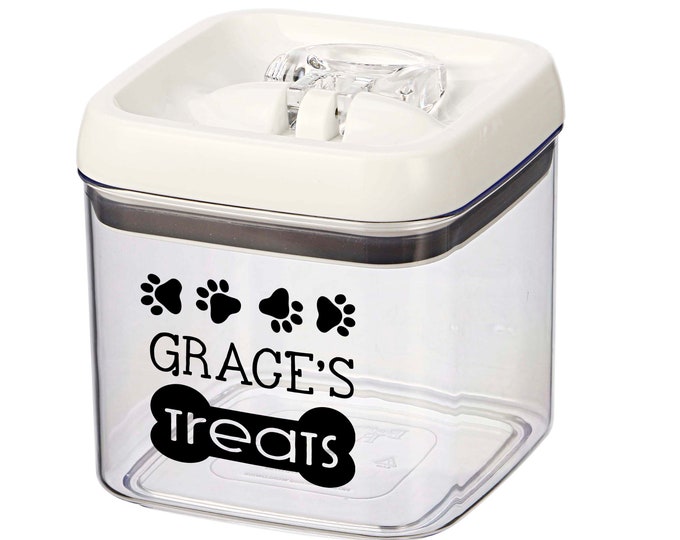 dog treats, dog treat jar, custom dog treat canister, personalized dog gift, dog lover gift