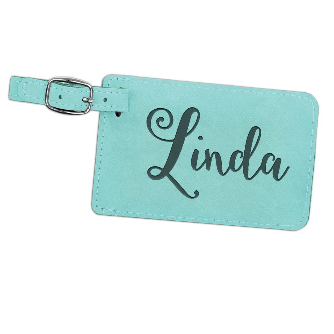 Personalized Engraved Luggage Tag Gift for Traveler Etsy