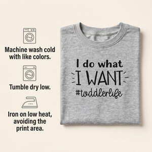 Toddler Boy T-Shirt: Funny 'I Do What I Want' - Soft Cotton