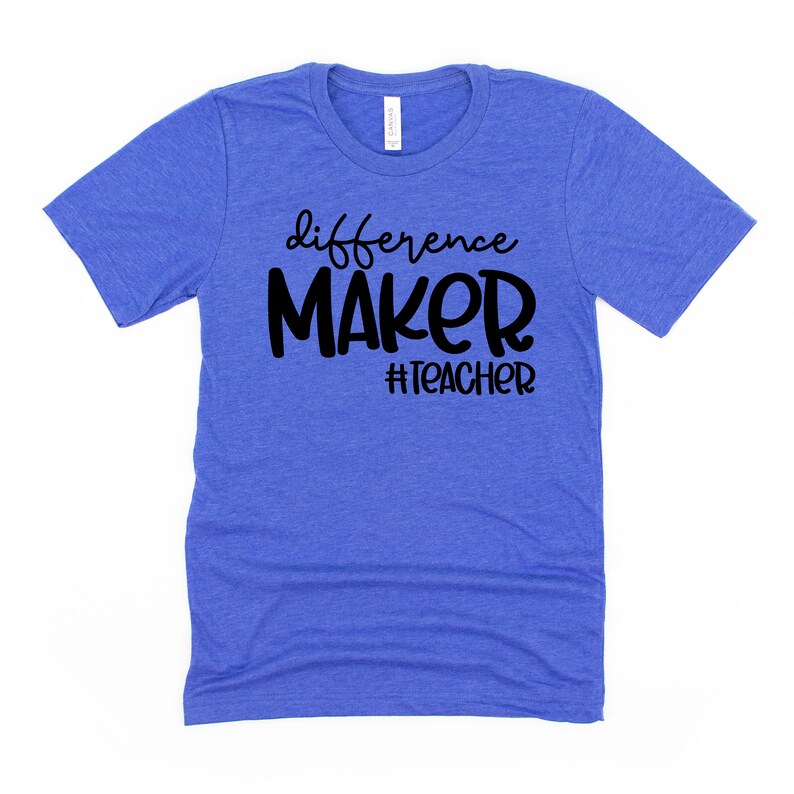 Unisex Teacher Gift preschool teacher shirt Teacher shirts difference maker school teacher tshirt reading teacher shirt daycare teacher