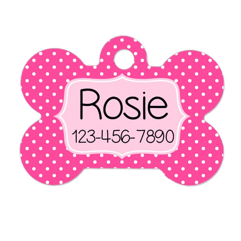 Personalized Dog Name Tag Dog ID Tag Custom Dog Collar Tag Etsy