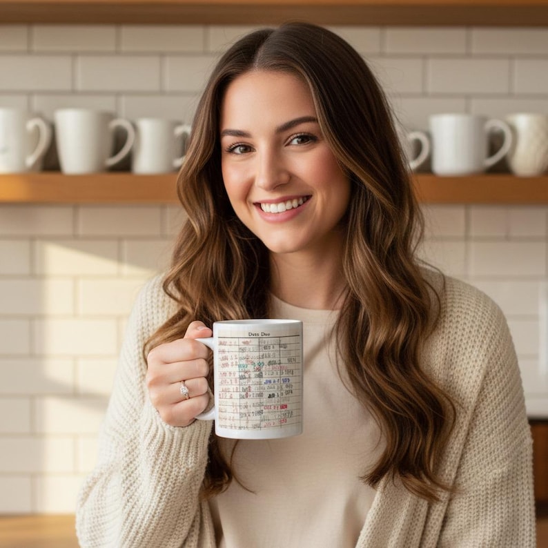 Library Card Coffee Mug - Book Club Gift - Coffee Tea Cup Gifts for Readers
