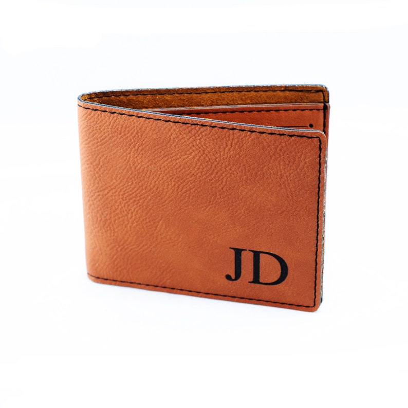 Personalized Wallet, Mens Wallet, engraved wallet, gifts for him, Custom bifold wallet, mens gift image 5