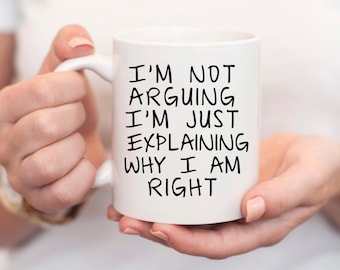 Coffee Mugs with Funny Sayings, Hilarious Ceramic Coffee Mug, Birthday Gift for Men, Gag Gift, Office Coffee Mug, Novelty Mug, Quotes Mug