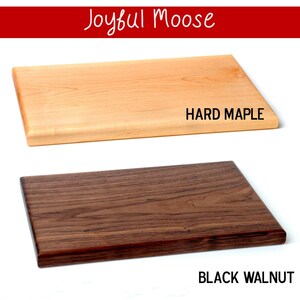 Personalized Maple Wood Cutting Board, Engraved Kitchen Decor image 3