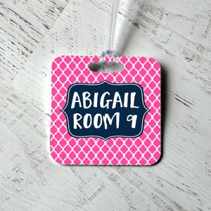 Custom Bag Tag Backpack Name Tag Personalized Diaper Bag Tag Luggage Tag image 1