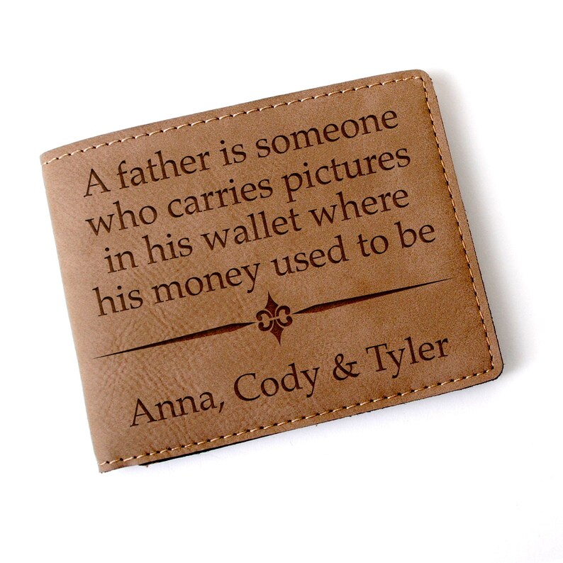 personalised fathers day wallet