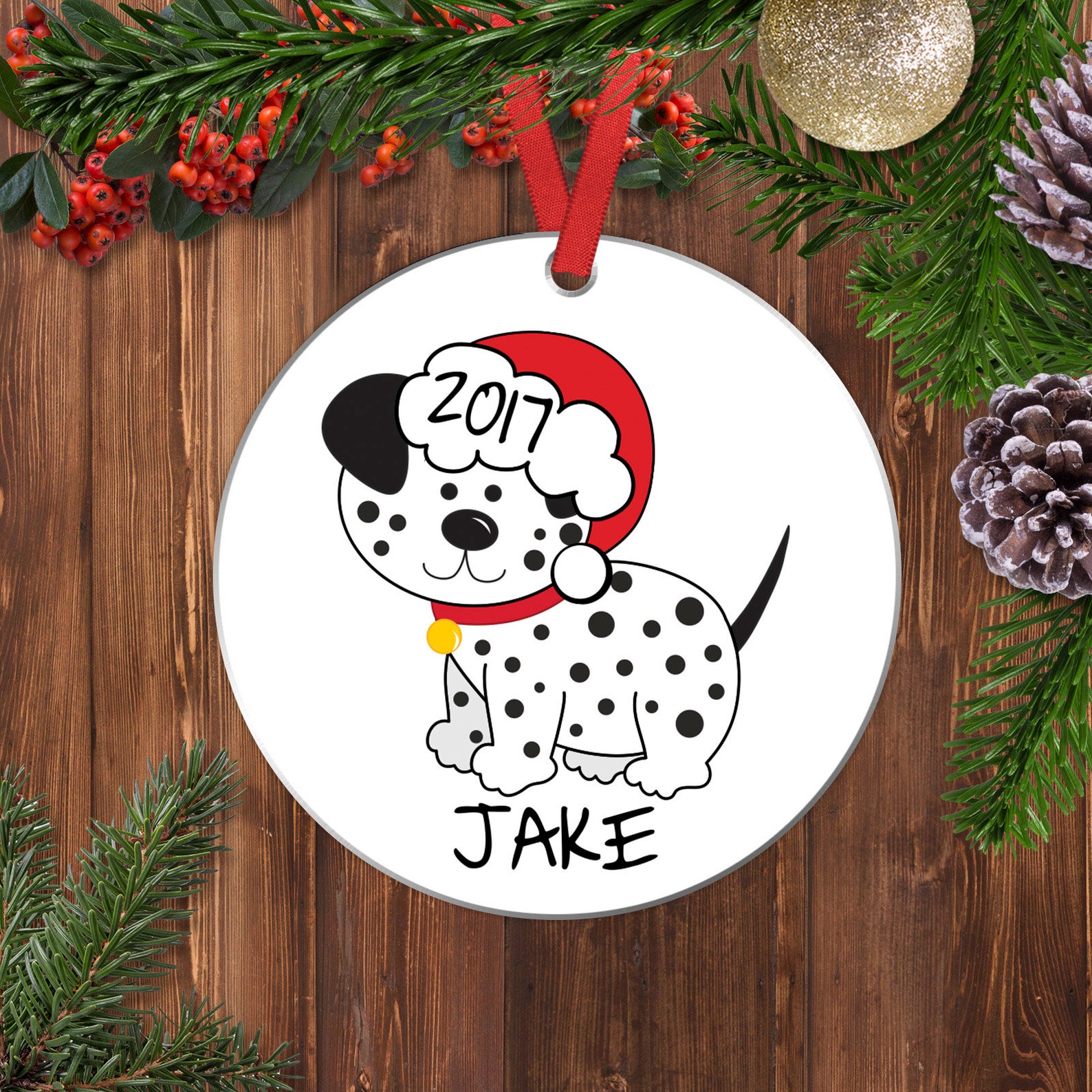 Dog Christmas Ornament Personalized Christmas Ornament New Etsy