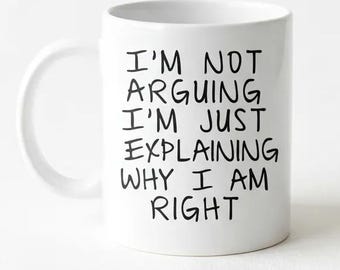 Funny Coffee Mug, Hilarious Mug, Gag Gift Men, Sarcastic Office Coffee Mug, Novelty Coffee Mug, Gift for Coworker, Birthday Gift Men