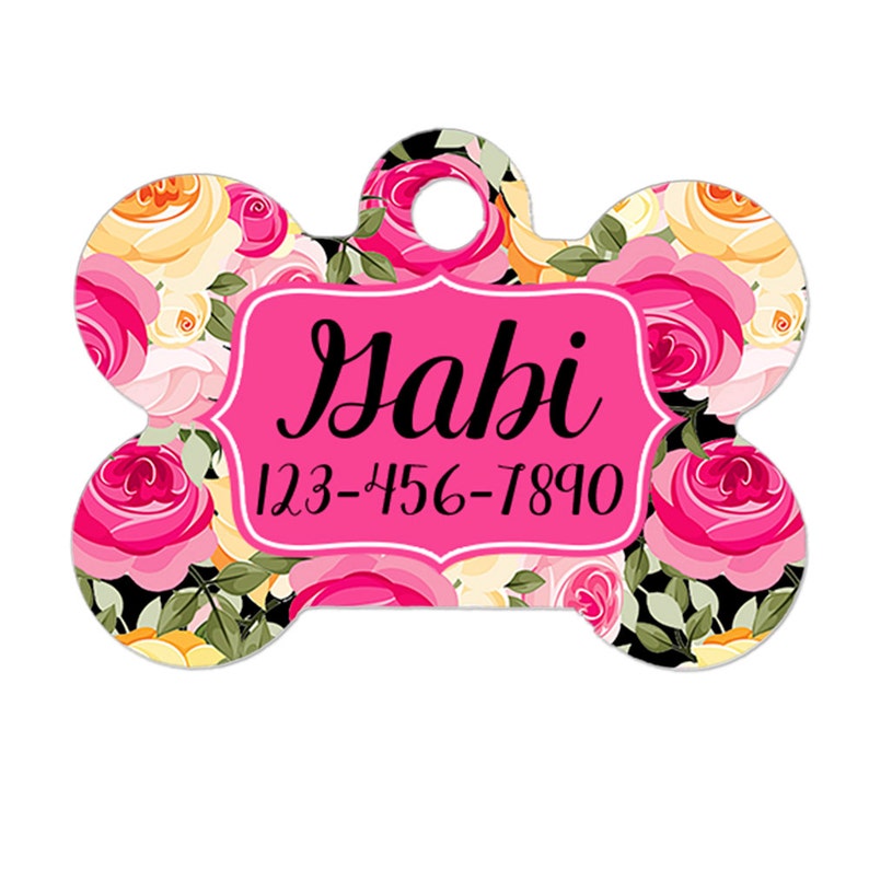 Personalized Pet ID Tag Personalized Pet Tag Custom Pet ID Etsy