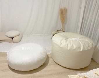 RTS Newborn Posing BeanBag for Baby Photography, WHITE, 90x40cm or 84x20cm, Travel Size