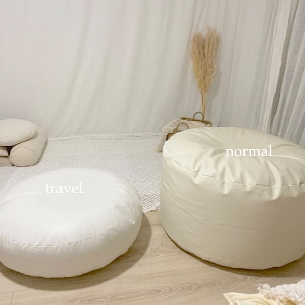 RTS Newborn Posing BeanBag for Baby Photography, WHITE, 90x45cm or 84x20cm, Travel Size