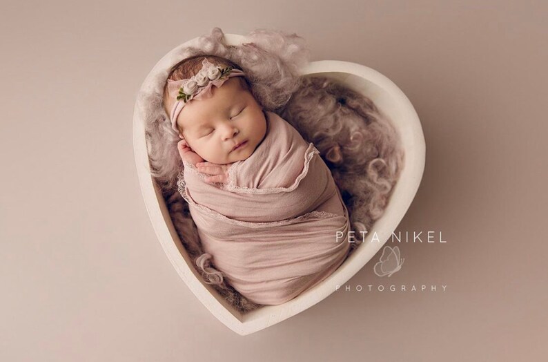 Handmade Wooden Heart Bowl Newborn Photo Prop Sitter Prop Etsy