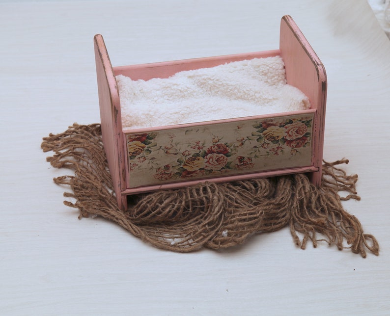 XL Newborn Burlap Layering Blanket Photo Prop 110x100cms Rustic Woven Jute Natural Hessian Layer