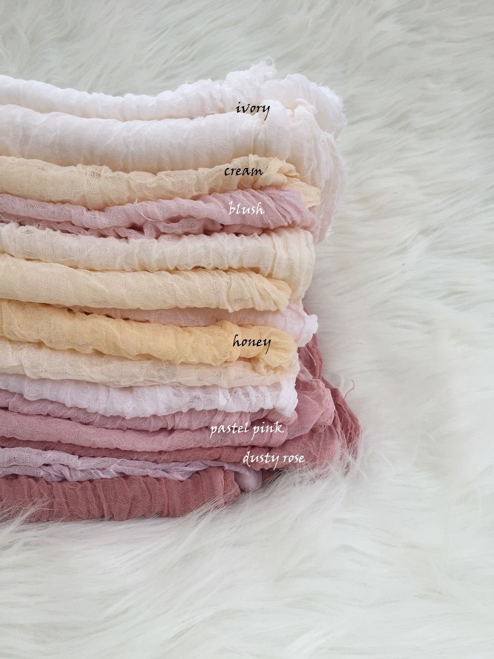 Hand Dyed Gauze Sheer Crinkle Cotton Cheesecloth Muslin Baby Etsy