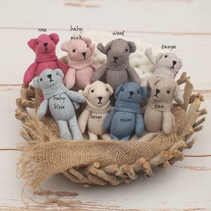 Newborn Bear Friend, Bear Friend, Newborn Prop, Newborn Mini Friend, Animal Friend