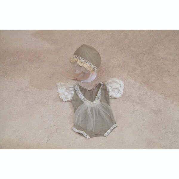 Green Lace Romper Etsy