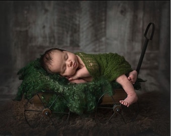 So Soft Newborn Mohair Wrap for newborn photo prop, baby knit, newborn photography