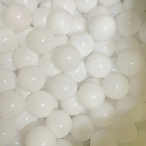 rts white colour 500x 8cm PREMIUM Party Pit Balls, 3.14 in, Commercial Grade, BPA free, non-toxic, all new material, Baby Kids Pool Ball
