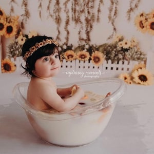 Clear Transparent Sitter Bath Tub, Sitter Baby Photography, Bath Sessions