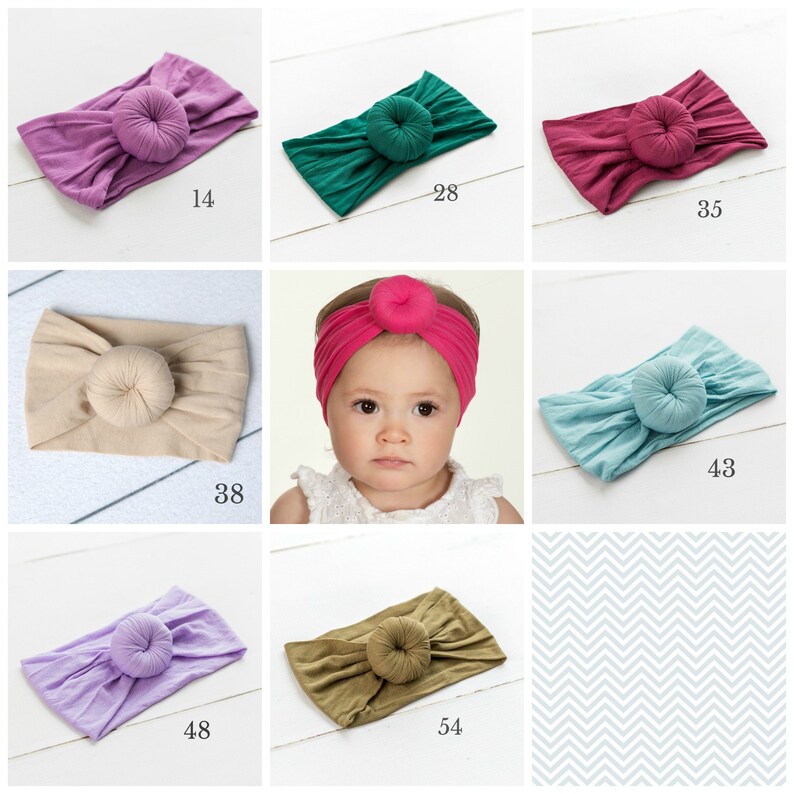 Nylon Baby headbands nylon headband girls headbands baby Etsy España