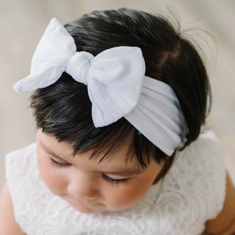 Baby Headbands Baby Head Wrapsnylon Baby Headbands Nylon Etsy