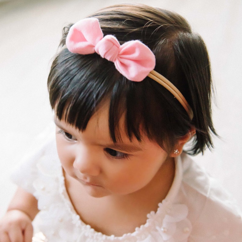 SET of 4 Nylon Baby Headbands Baby Headbands Nylon Etsy