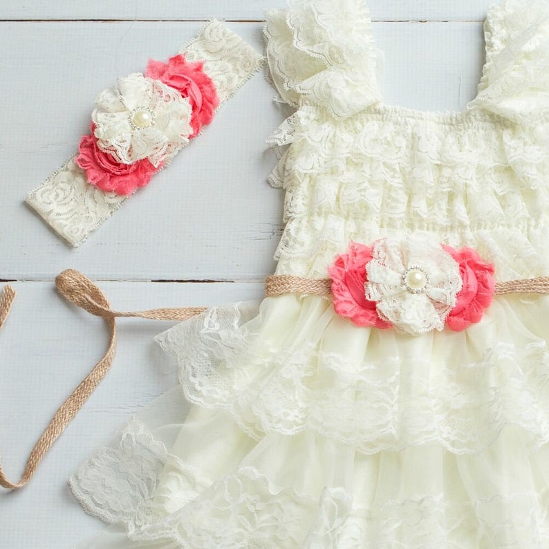 Lace Burlap Dresses