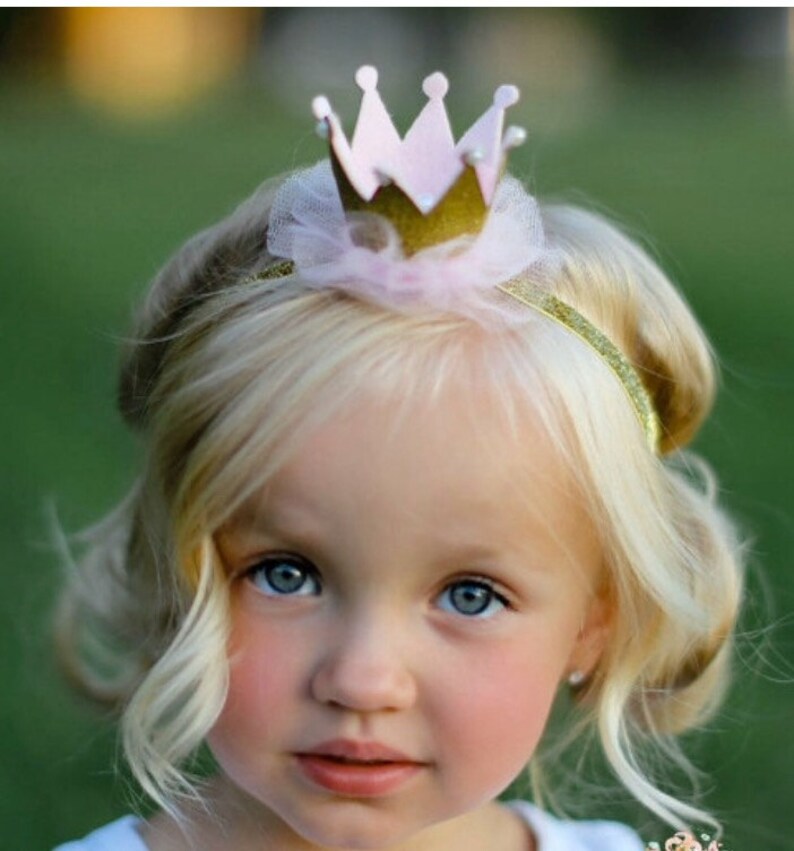 Gold Baby Crown Headband Crown Headband Baby Headband Gold Etsy
