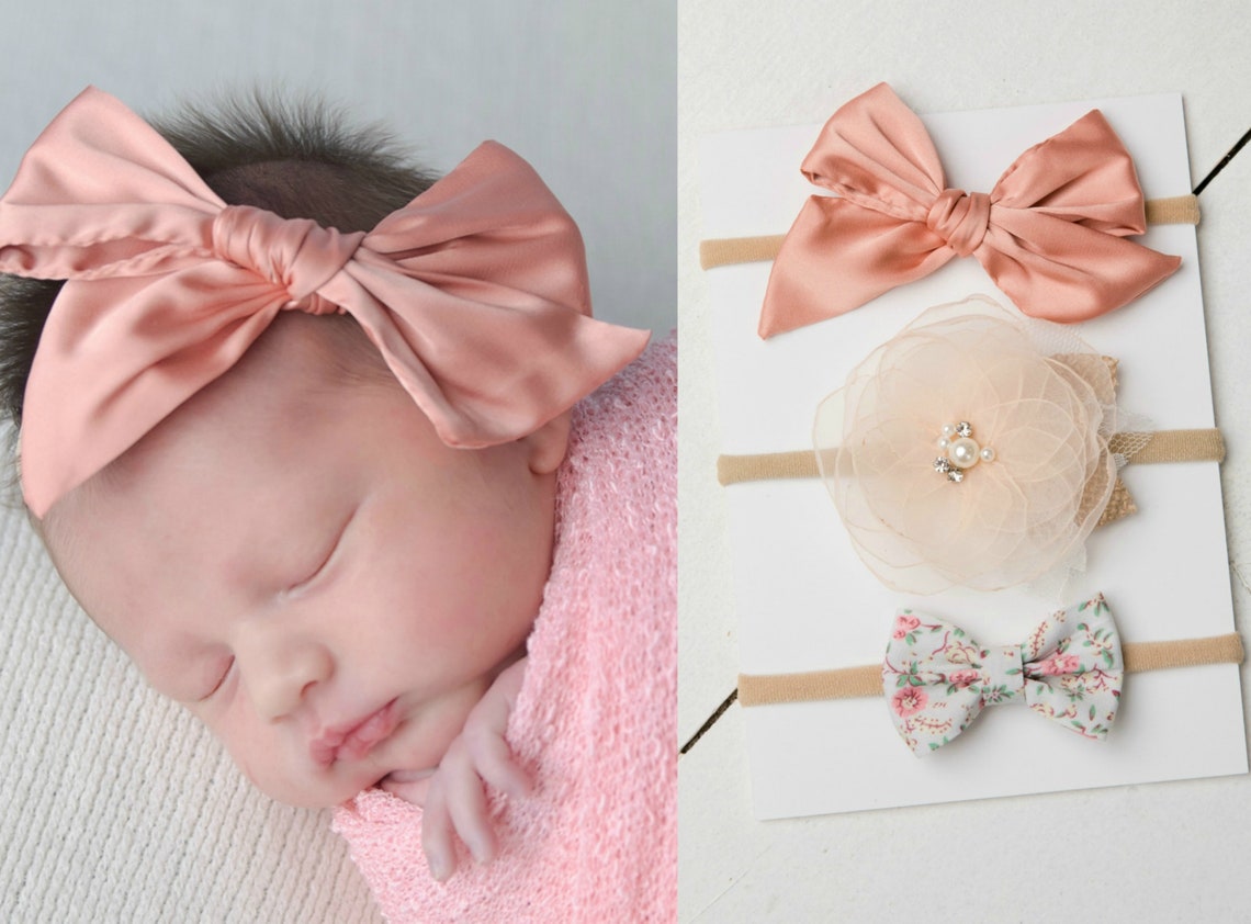 Ensemble De Chaussettes + Bandeaux Pour Bébé, Chaussettes Antidérapantes En Coton, Dentelle Fleur, Bandeau Pour Nouveau-né, Turban, Accessoires Pour Cheveux De Fille