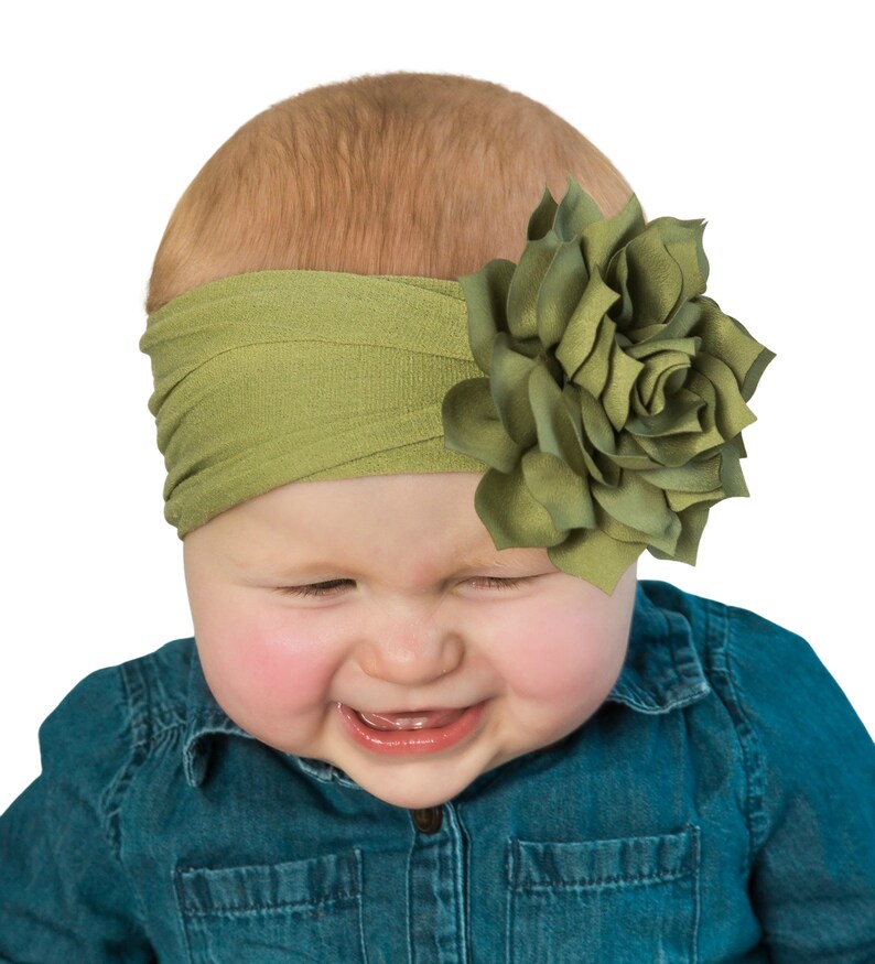 Nylon Headband One Size Fits All Baby Headband Wide Nylon Etsy