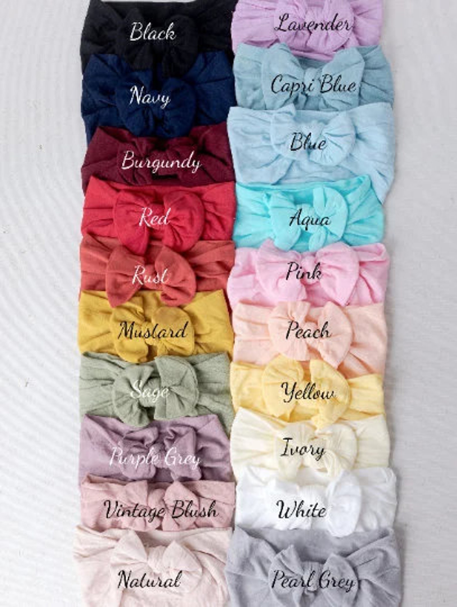 Baby Headbands Baby Head Wrapsnylon Baby Headbands Nylon Etsy