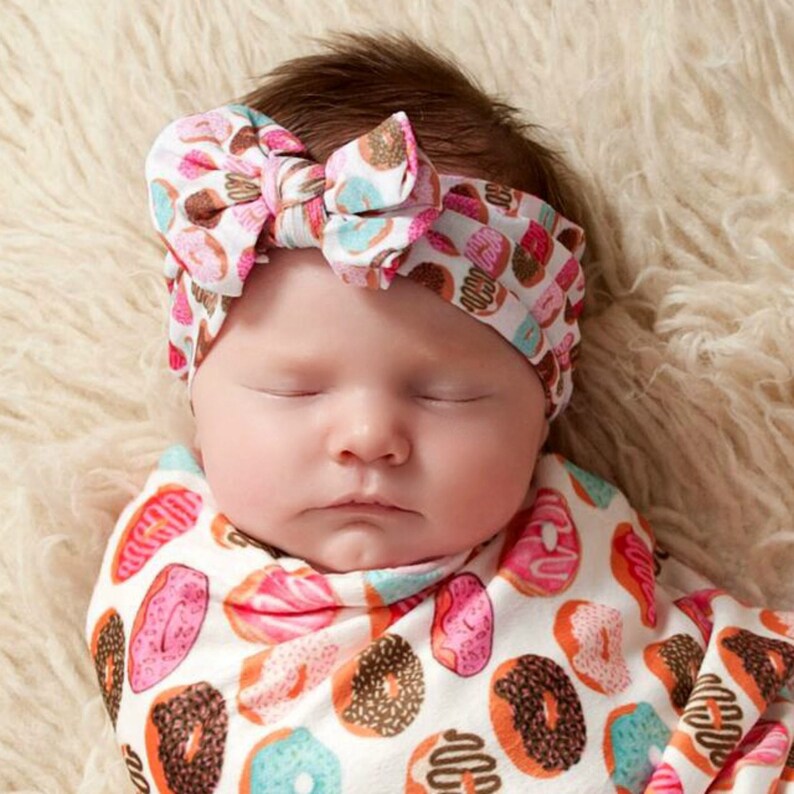 Nylon baby headbands Baby Head wraps Knott Headband newborn Etsy
