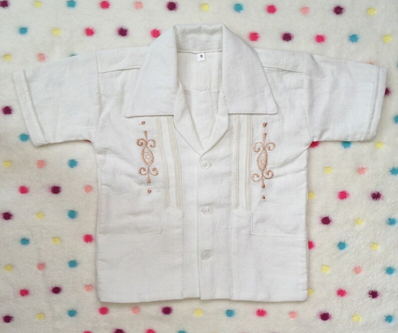 Beautiful Boys Mexican Guayabera with short.