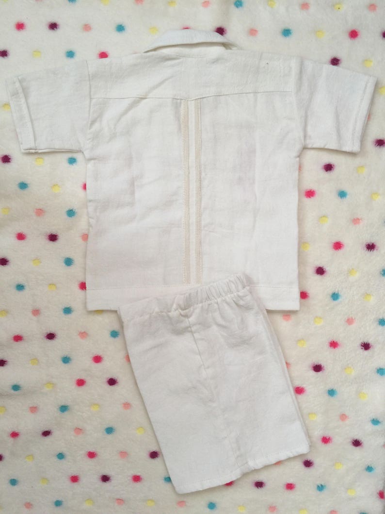 Beautiful Boys Mexican Guayabera with short.