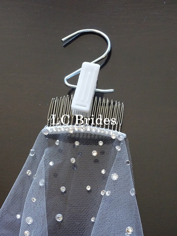 Veil & Veil Hanger Wedding Veil Hanger, Damage Free Veil Hanger,Wedding Veil  main image 3