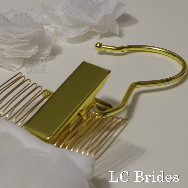 Wedding Veil Hanger, Veil Clip, Veil Hanger, Gold Veil Hanger