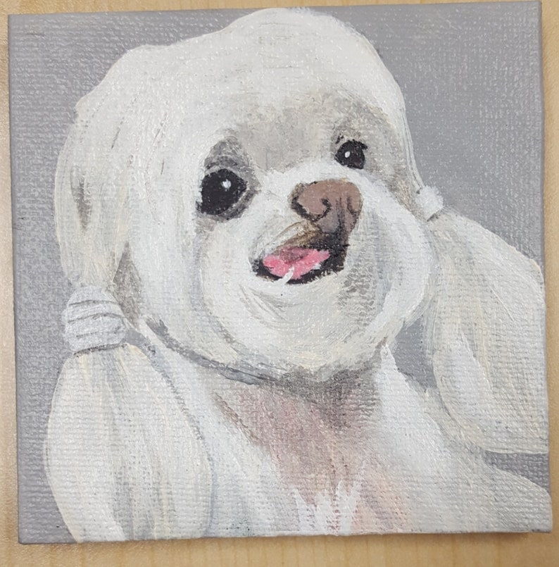 Supports Pug Hollow Sanctuary Custom Pet Portrait a non-profit dog hospice