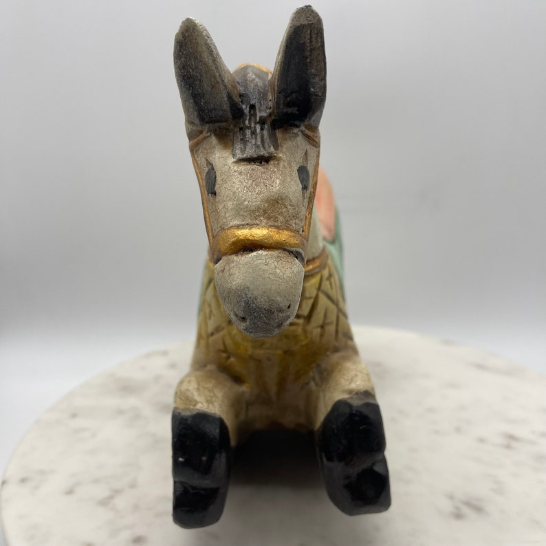 Antique Toy Wooden Rocking Horse Nursery Decor Baby Shower Etsy