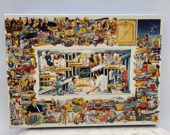 RARE ~ NEW ~ VOLVO Puzzle History Dialog 384 Bitar ~ Pieces Pussle ~ Puzzle Swedish Vintage 42x60 Jigsaw