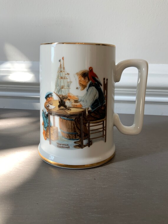 norman rockwell for a good boy mug